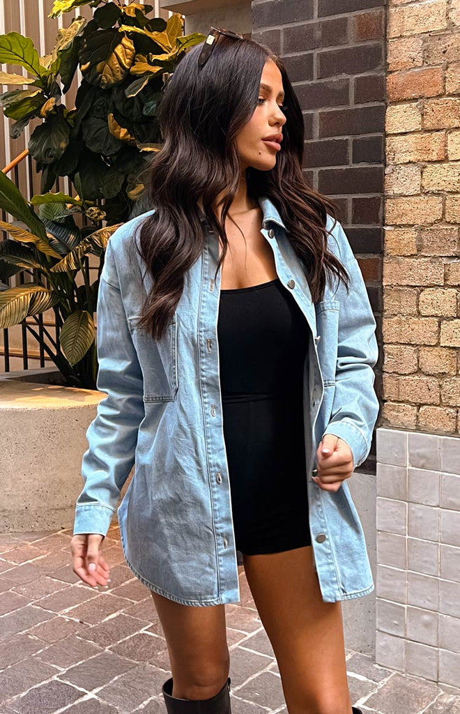 Blue jean best sale button up dress