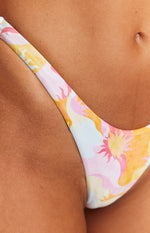 9.0 Swim Bahamas Wavy Sun Multi Print Swim Bottoms Image