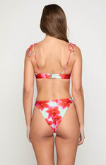 9.0 Swim Bianca Green Floral Bikini Bottoms Image