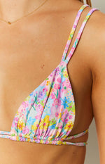 9.0 Swim Sumba Painted Floral Bikini Top Image