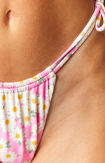 9.0 Swim Sumba Pink Floral Bikini Bottoms Image