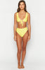 9.0 Swim Yellow Gingham Majorca Bikini Bottoms