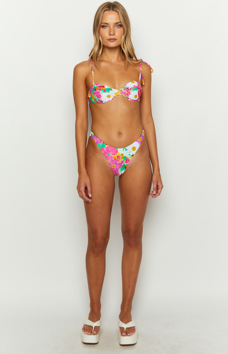 9.0 Swim Bianca Floral Bikini Top Image