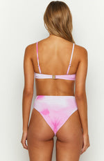 9.0 Swim Montego Pink Print Underwire Bikini Top Image