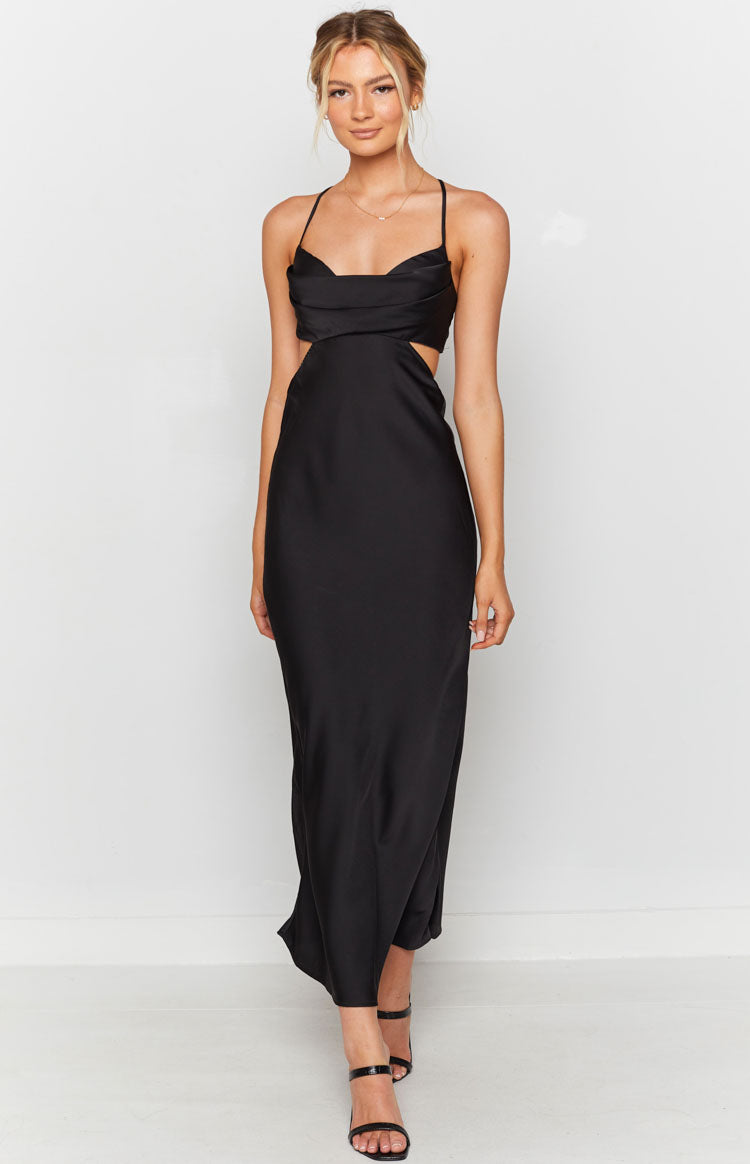 Taleah Cut Out Maxi Dress Black Image