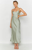 Taleah Cut Out Maxi Dress Sage