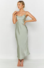 Taleah Cut Out Maxi Dress Sage Image