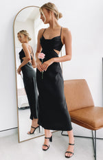 Taleah Cut Out Maxi Dress Black Image