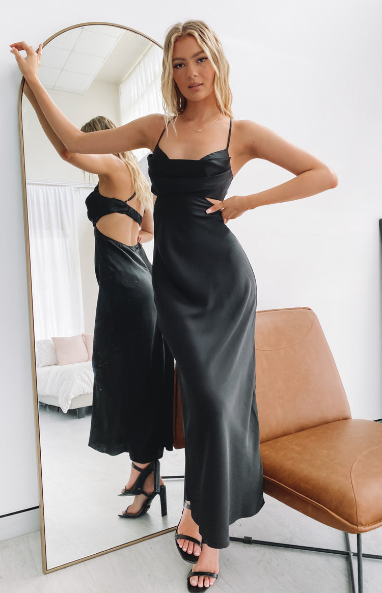 Taleah Cut Out Maxi Dress Black Image