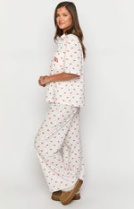 Alexea Cherry Print Pajama Pants Image