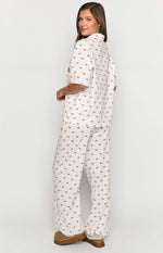 Alexea Cherry Print Pajama Pants Image