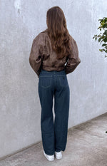 Abrand Kaley Slouch Blue Denim Jeans Image