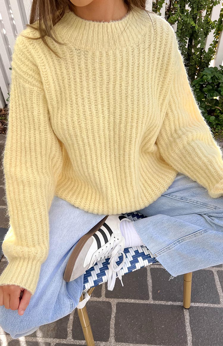 Ace Yellow Oversized Sweater Image