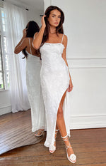 Adelaide White Maxi Dress Image