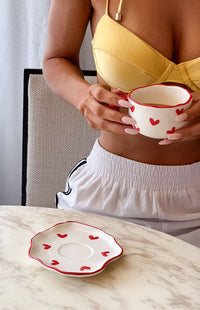 Adore Red Heart Mug Set (FREE over $220)