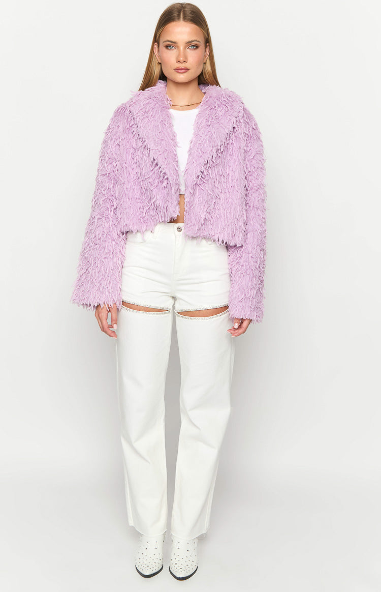 Amy Purple Fringe Jacket Image