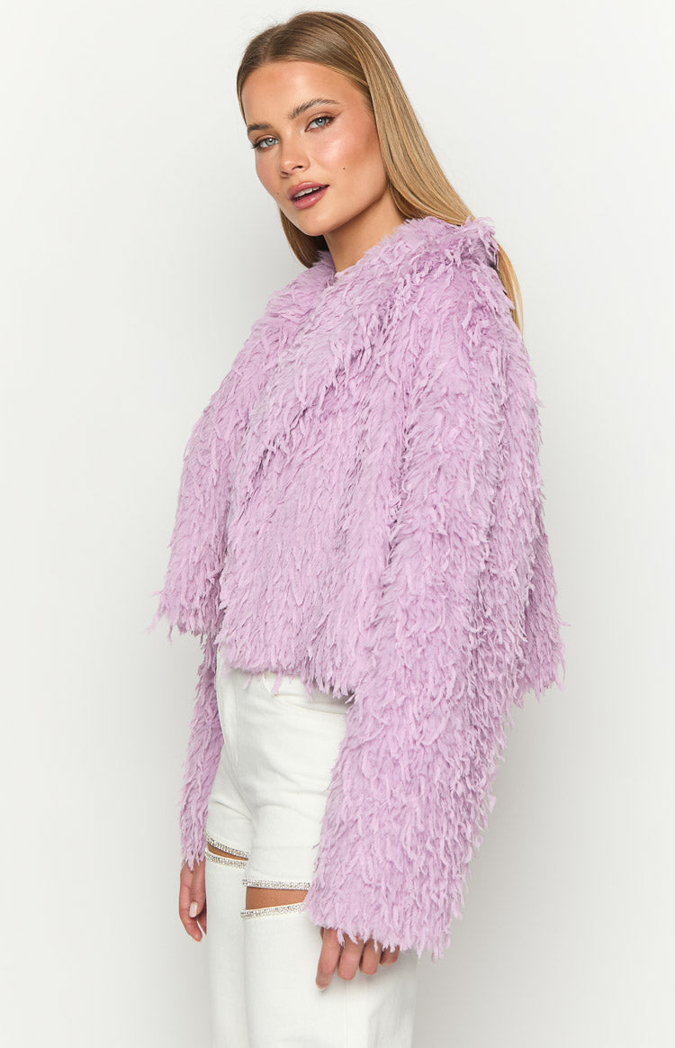 Amy Purple Fringe Jacket Image