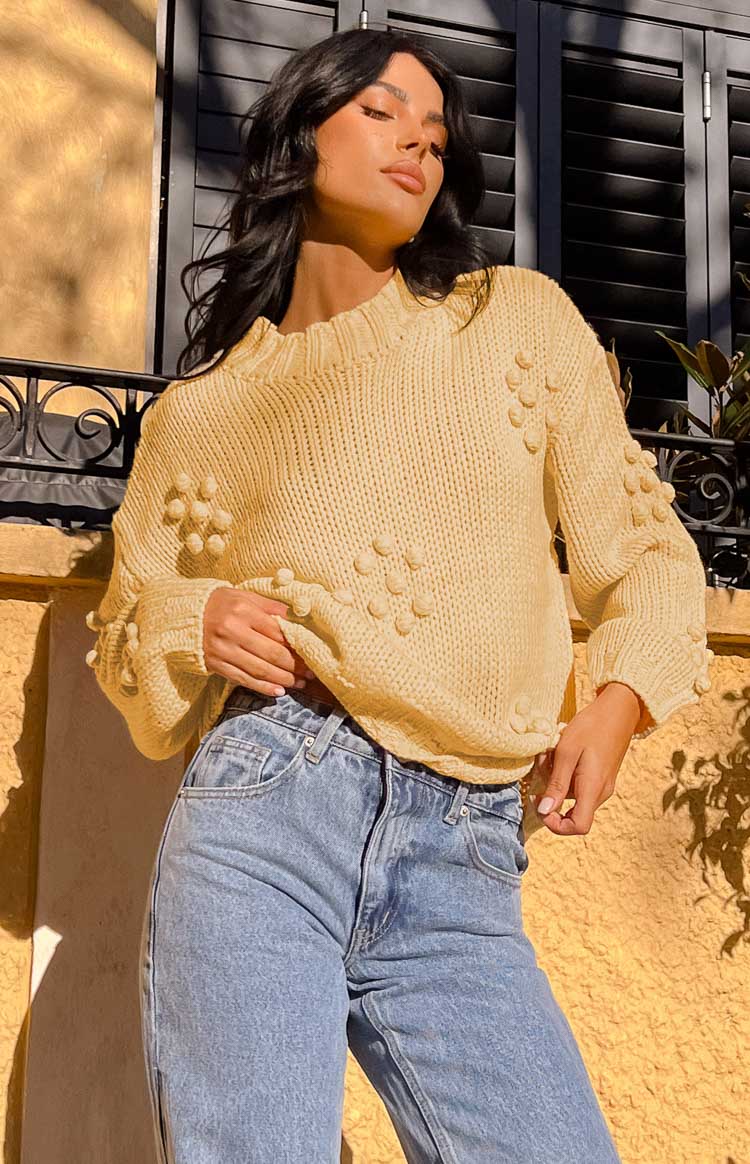 Andrina Yellow Knit Jumper Image