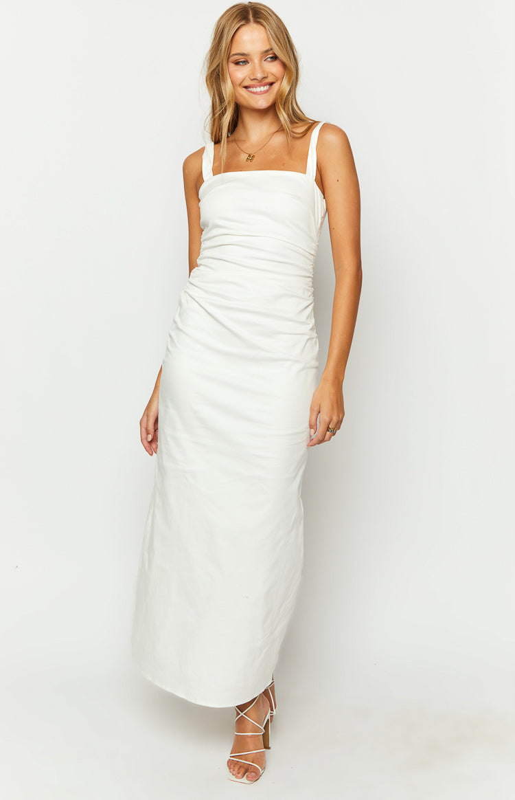 Angelic Aura White Maxi Dress Image