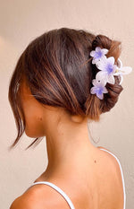 Aria Pink And Purple Flower Clip 2 Pack Image