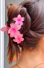 Aria Pink And Purple Flower Clip 2 Pack Image