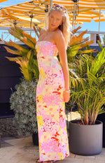 Arizona Strawberry Girl Print Maxi Dress Image