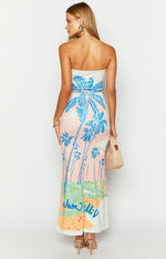 Arizona Ville Crede Palm Print Maxi Dress Image