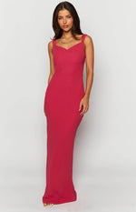 Astrid Pink Chiffon Maxi Dress Image