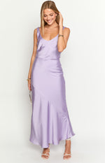 Aviva Purple Maxi Dress Image