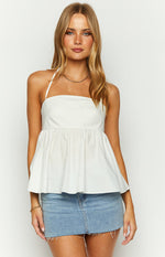 Axl White Halter Top Image