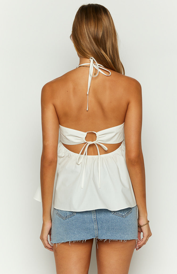 Axl White Halter Top Image