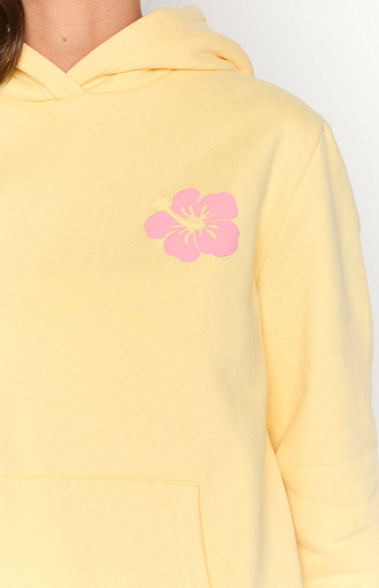 Beginning Yellow Hibiscus Hoodie Image