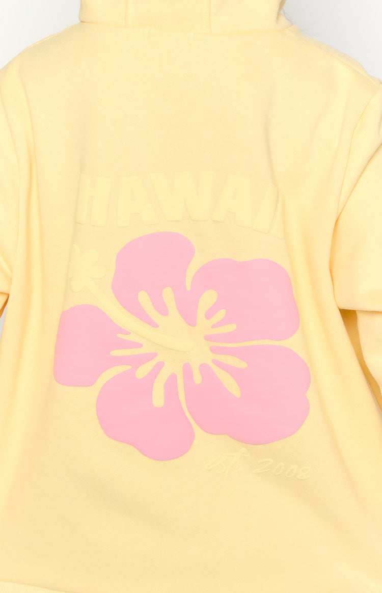 Beginning Yellow Hibiscus Hoodie Image