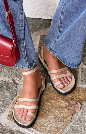 Billini Astrid Taupe Sandals