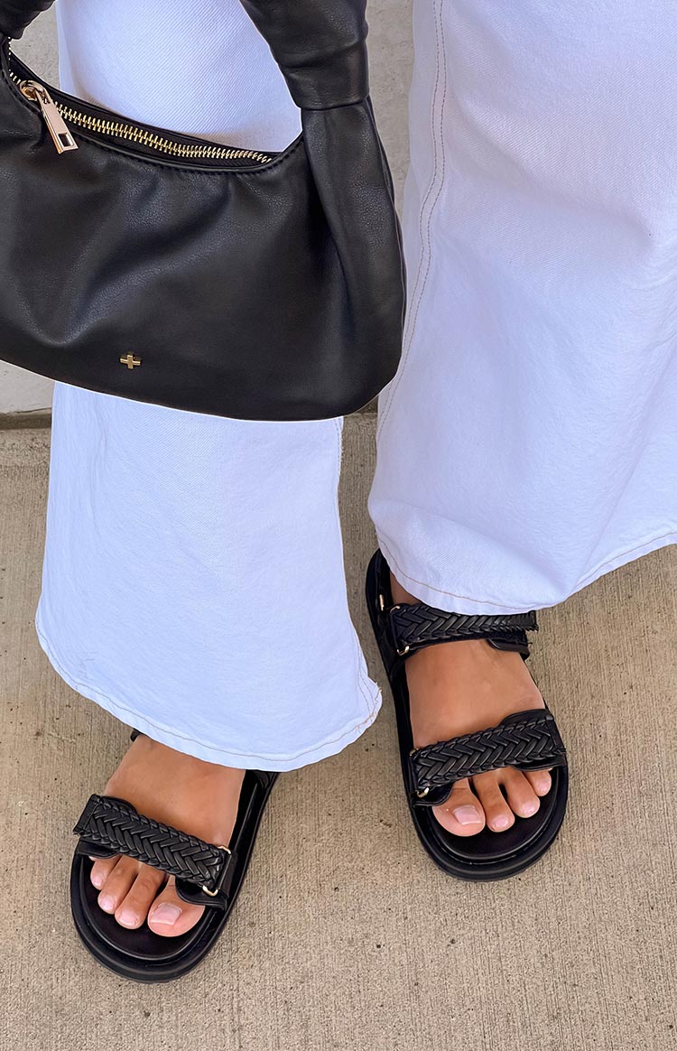 Billini Taishi Black Sandals Image