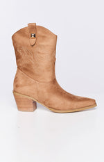 Billini Darla Tan Cowboy Boots Image