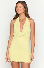 Brantley Yellow Mini Dress Image