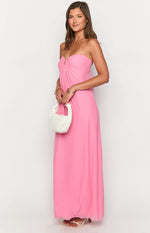 Brynner Pink Strapless Maxi Dress Image