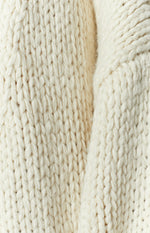 Bad Habits Cream Knit Cardigan Image