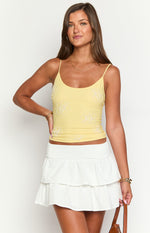 Baxley White Mini Skirt Image