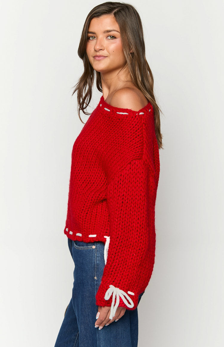 Bea Red Sweater Image