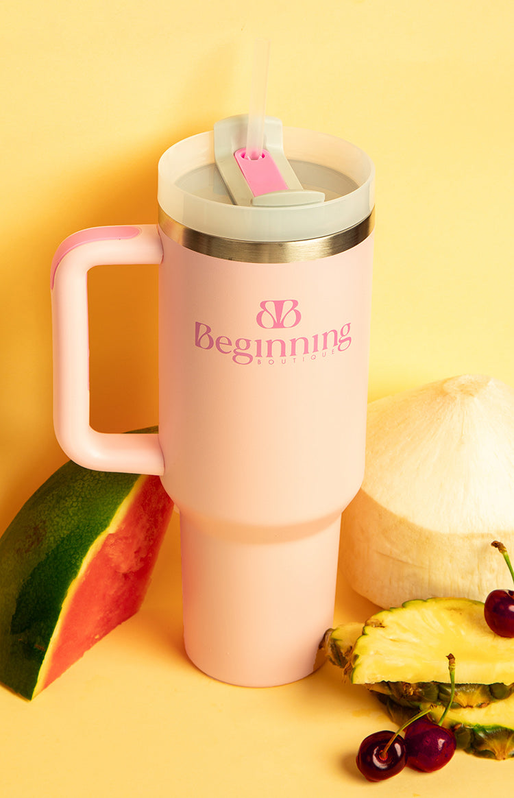 Beginning Boutique Miss Sippy Bubblegum Tumbler (FREE OVER $300) Image