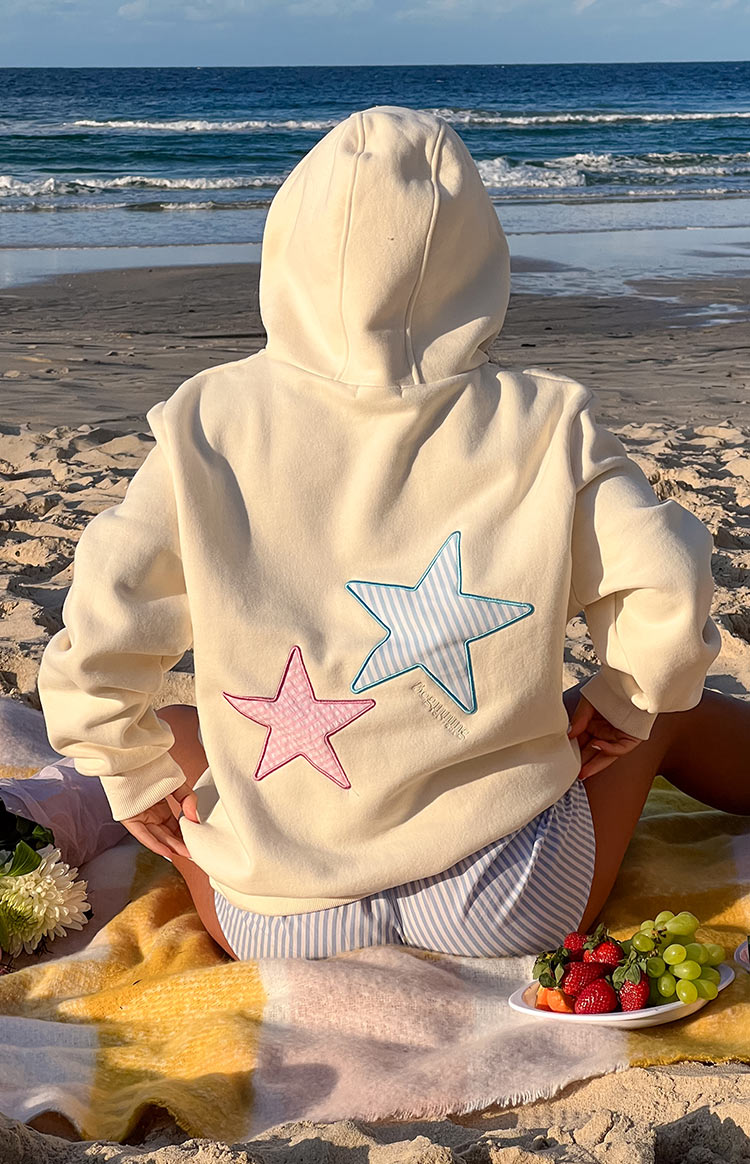 Beginning Cream Star Hoodie Image