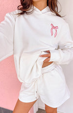 Beginning White Sweetie Hoodie Image