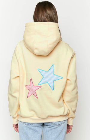 Beginning Cream Star Hoodie