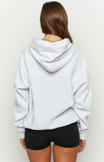 Beginning Grey Marl Bubble Hoodie Image