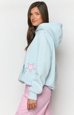 Beginning Light Blue Star Hoodie Image