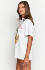 Beginning Paradise Fruits White Tee Image