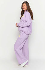 Beginning Purple Snuggle Track Pants Image