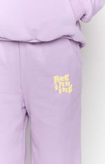 Beginning Purple Snuggle Track Pants Image